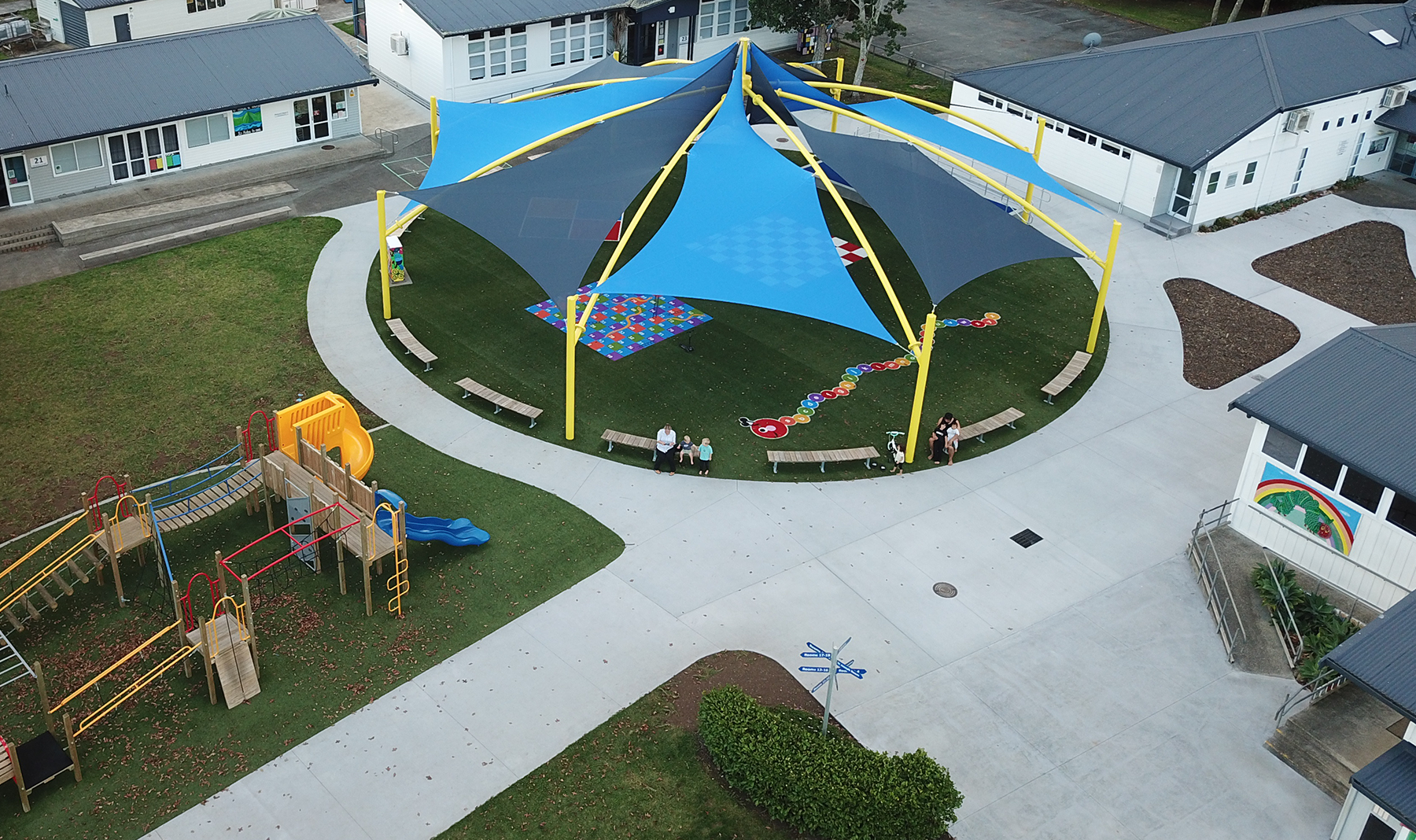 St Francis Xavier School – Outdoor Shade Sail and Learning Area