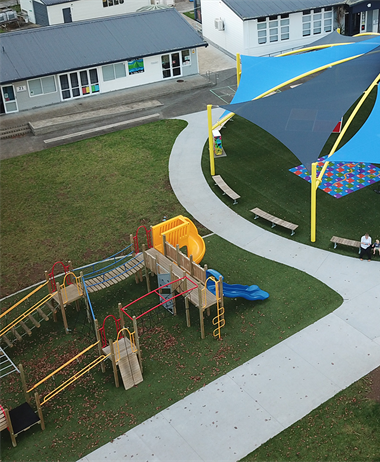 St Francis Xavier School – Outdoor Shade Sail and Learning Area